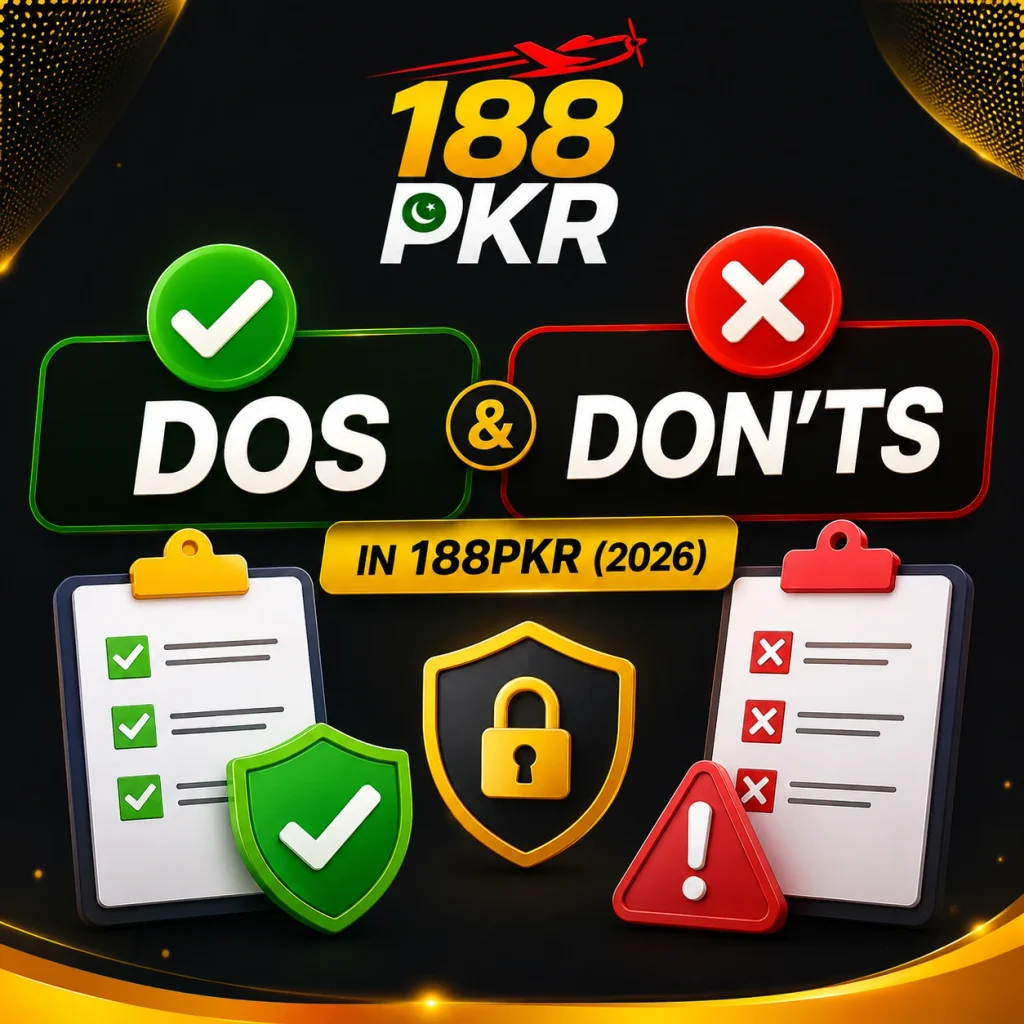 Dos and Don’ts in 188PKR